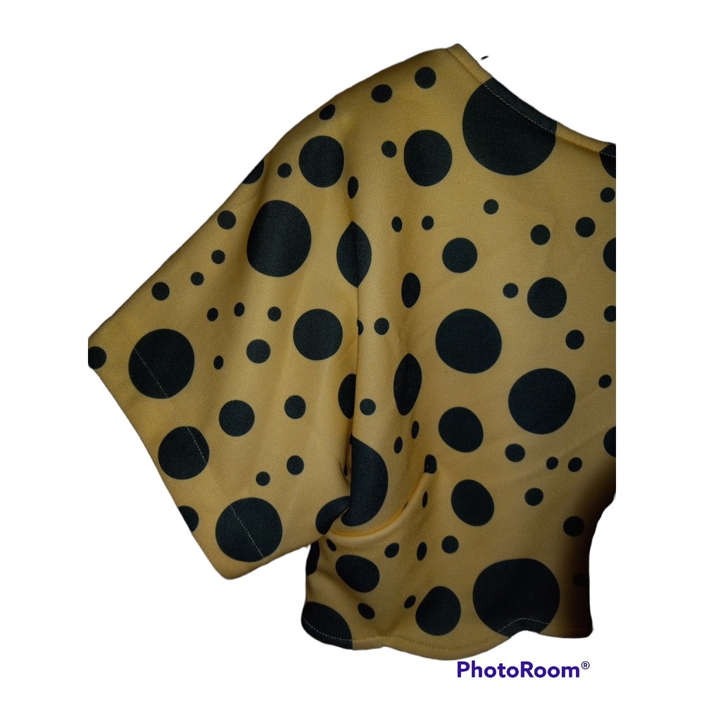 Tatyana – Bettie Page Spotty Pin Up Wiggle Midi Pencil Dress Size L - Picture 4 of 10